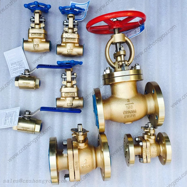 Aluminum Bronze ASTM B148 C95800 GATE GLOBE CHECK BALL VALVES