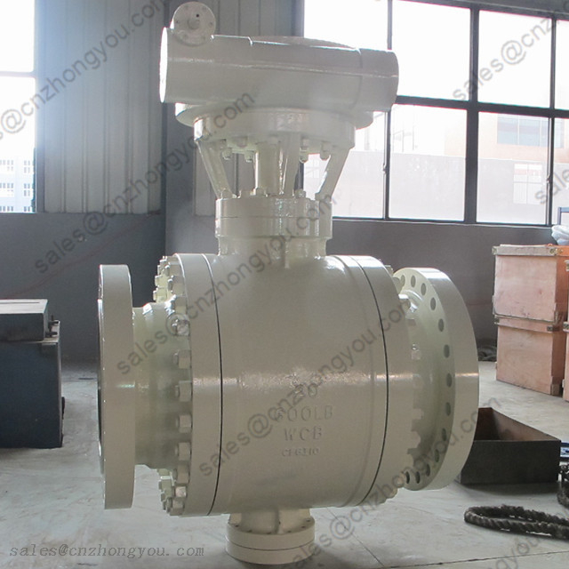 3 Pieces Ball Valve 20'' 600LB, ASTM A216 WCB Body, ASTM A105+ENP Ball, RTJ