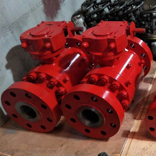 FORGED BALL VALVE DN80 PN320, ASTM A105 Body, A105 Trim, RTJ, Wormgear Operated