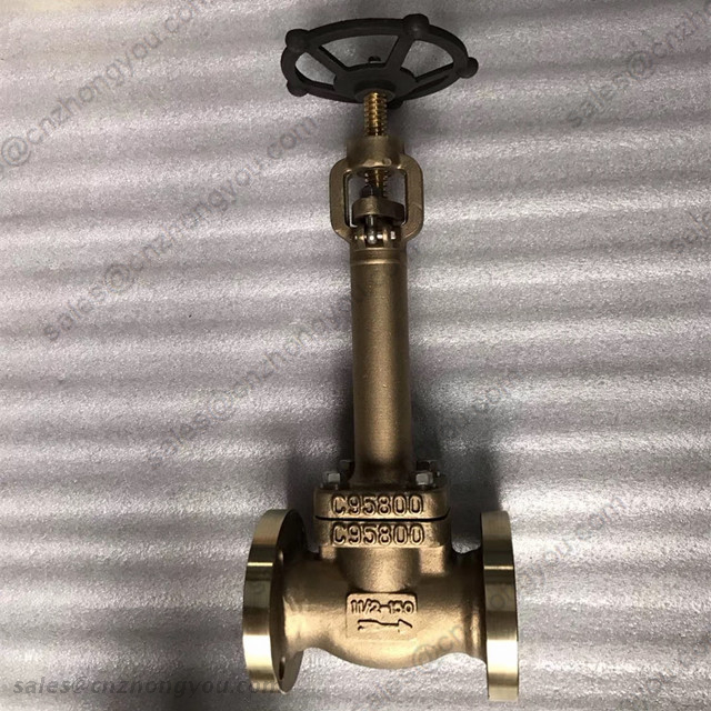 C95800 Extension Stem Globe Valve, 1-1/2'' 150LB, ASTM B148 C95800 Body, ASTM B148 C95800 Trim, RF