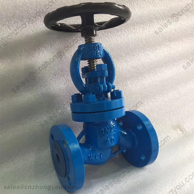 Carbon Steel Globe Valve, DN25 PN40, ASTM A216 WCB, Trim No. 5, RF