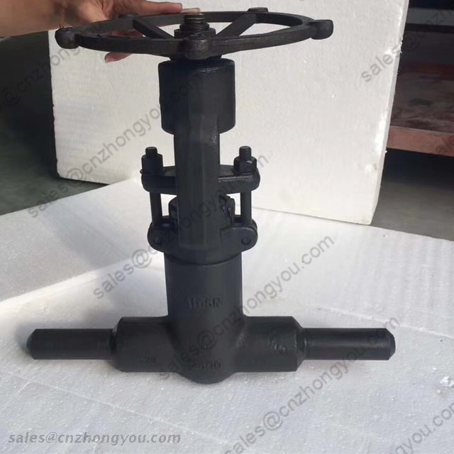 Forged Pressure Seal Bonnet Gate Valve, 1'' 2500LB, ASTM A105N Body, ASTM A105N Trim, Extension BW