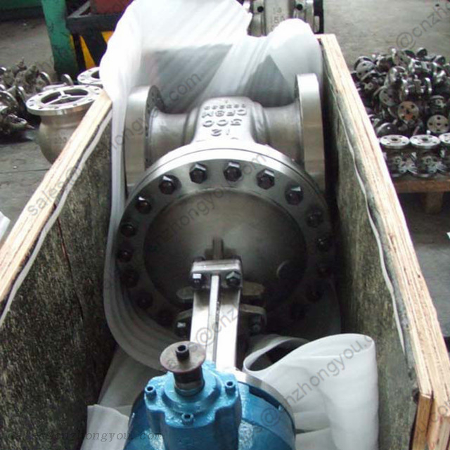 API Gate Valve 12'' 300LB, ASTM A351 CF8M Body, ASTM A182 F316 Trim, RF