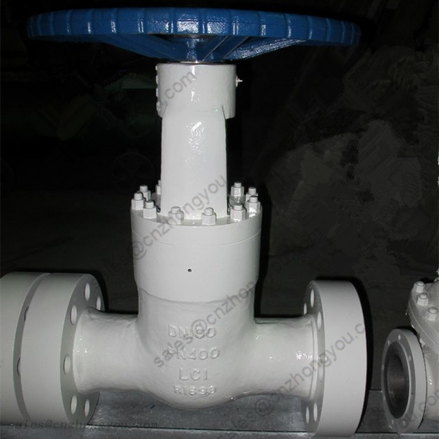 PSB GATE VALVE DN100 PN400, A352 LC1 Body, SS304L Trim, RTJ Ends