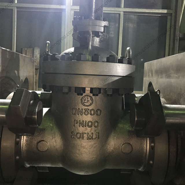 GOST GATE VALVE, DN300 PN100, 20ГМЛ Body, 13Cr Trim, Flanged Ends