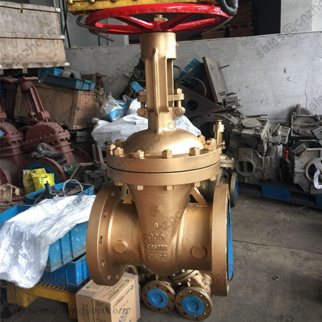 Manual Gate Valve, 8'' 300LB, ASTM B148 C95800 Body, ASTM B148 C95800 Trim, RF