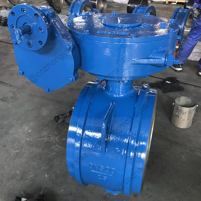 Metal Seal Triple Offset Butterfly Valve DN500 PN25, ASTM A217 WC6 Body, BW