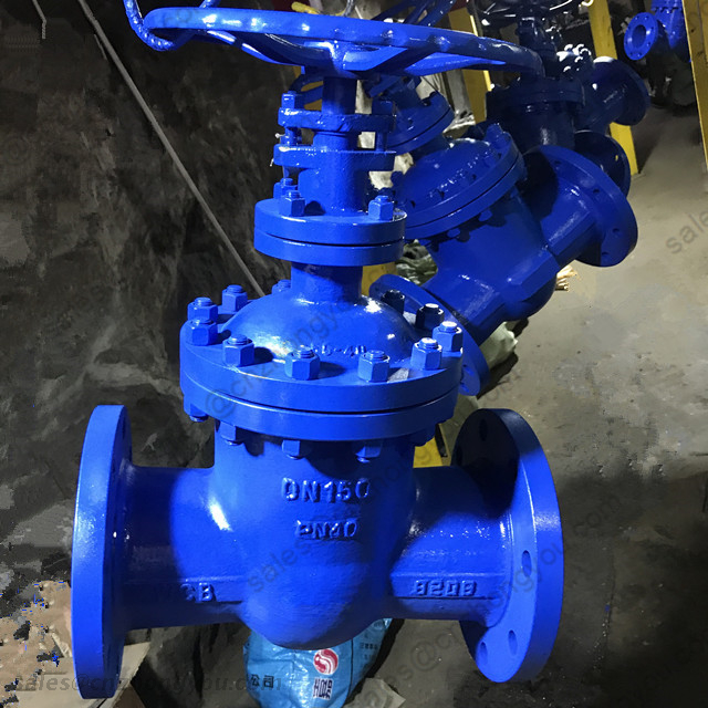 Non Rising Stem Gate Valve, DN150 PN40, ASTM A216 WCB, SS410 Trim, RF