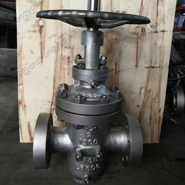 Parallel Gate Valve, 2 Inch 1500LB, ASTM A351 CF3M Body, SS316L Trim, RTJ Ends