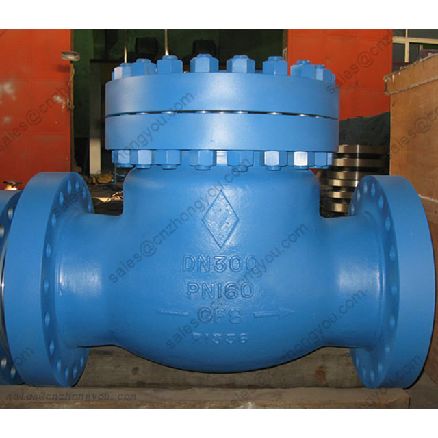 SWING CHECK VALVE DN300 PN160, A351 CF8 Body, RTJ Flanged Ends