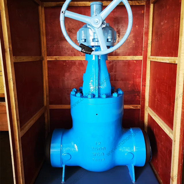 Pressure Seal Bonnet Gate Valve, 12'' 2500LB, ASTM A217 WC9 Body, Trim No.#5, BW Ends