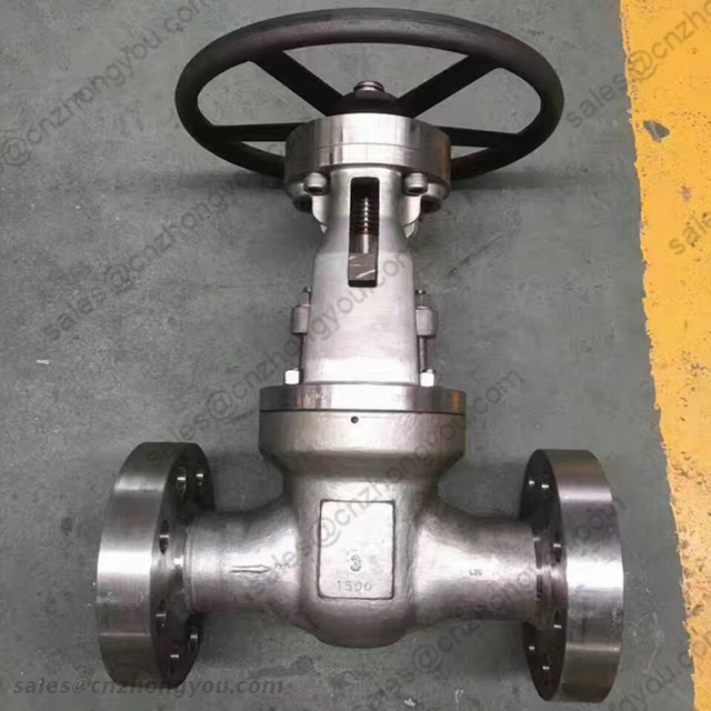 PSB Forged Steel Globe Valve, 3'' 1500LB, ASTM A182 F316L Body, ASTM A182 F316L Trim, RTJ