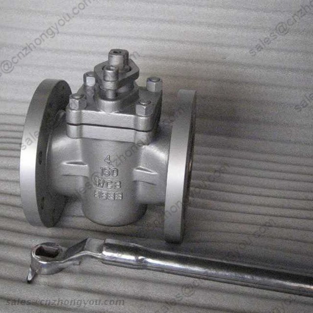 Sleeve type Soft Seal Plug Valve, 4'' 150LB, ASTM A216 WCB Body, RF