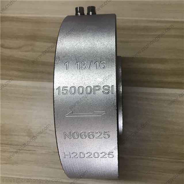 API 6A Forged Steel Lug Check Valve, 1-13/16'' 15000PSI, ASTM B564 UNS N06625 Body, ASTM B564 UNS N06625 Trim, RTJ