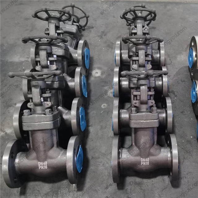 Bellows Seal Gate Valve, DN40 PN16, ASTM A105, ASTM A276 410 Trim, RF