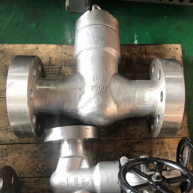 Forged Stainless Steel Swing Check Valve, DN65 2500LB, ASTM A182 F301 Body, F301 Trim, RTJ