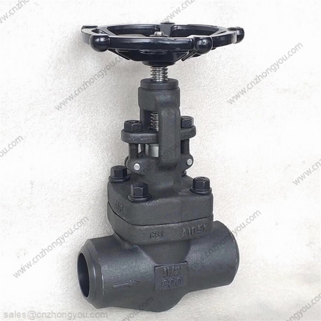 Forged Steel Globe Valve, 1.5'' 800LB, ASTM A105N Body, ASTM A182 F6a Trim, BW