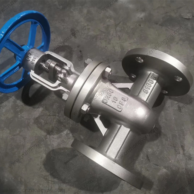 Gate Valve, DN50 PN16, ASTM A351 CF8 Body,  SS304 Trim, RF