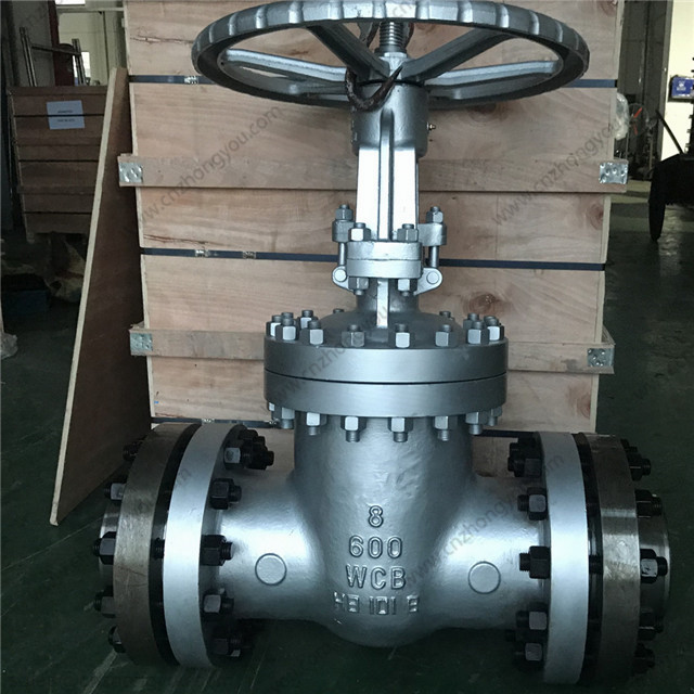 Gate Valve with counter flange, gaskets fasteners, 8'' 600LB, ASTM A216 WCB Body, ASTM A216 WCB Trim, RF