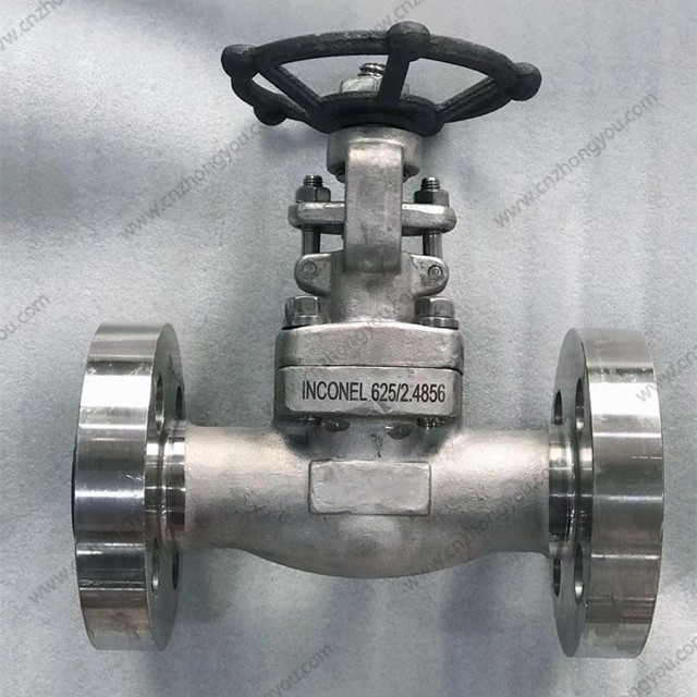 N06625 Gate Valve, 1'' 1500LB, DIN 2.4856 Body, ASTM Inconel 625 Trim, RF