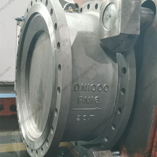 Wafer Check Valve, DN1000 PN16, ASTM A352 LCC+Mn Body, LCC+Mn Trim, RF