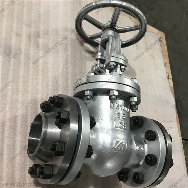 ZYI Gost Gate Valve, DN100 PN25, ASTM A352 LCB Body, LCB+STL Trim, RF