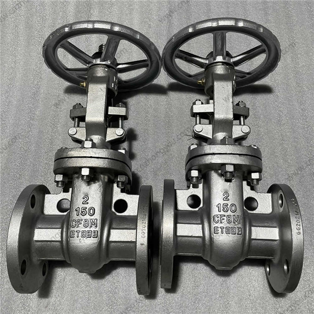 API603 Gate Valve, 2'' 150LB, ASTM A351 CF8M Body, SS316 Trim, RF Ends