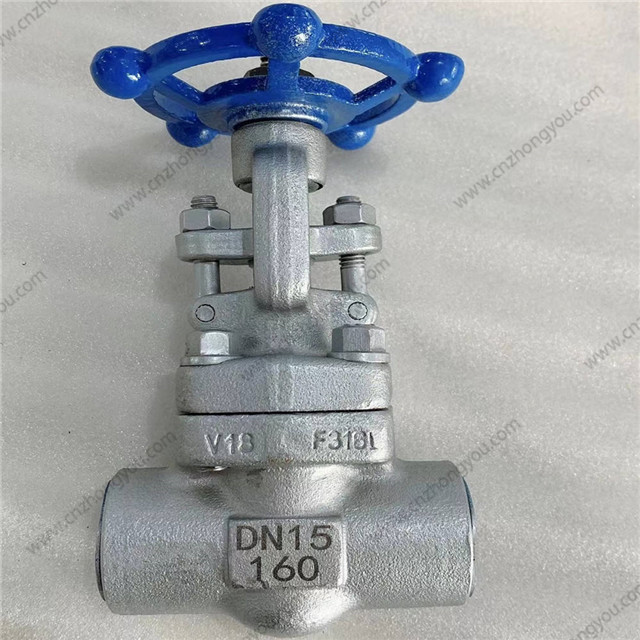 Bolted Bonnet Gate Valve, DN15 PN160, F316L Body, F316L Trim, SW Ends, Manual