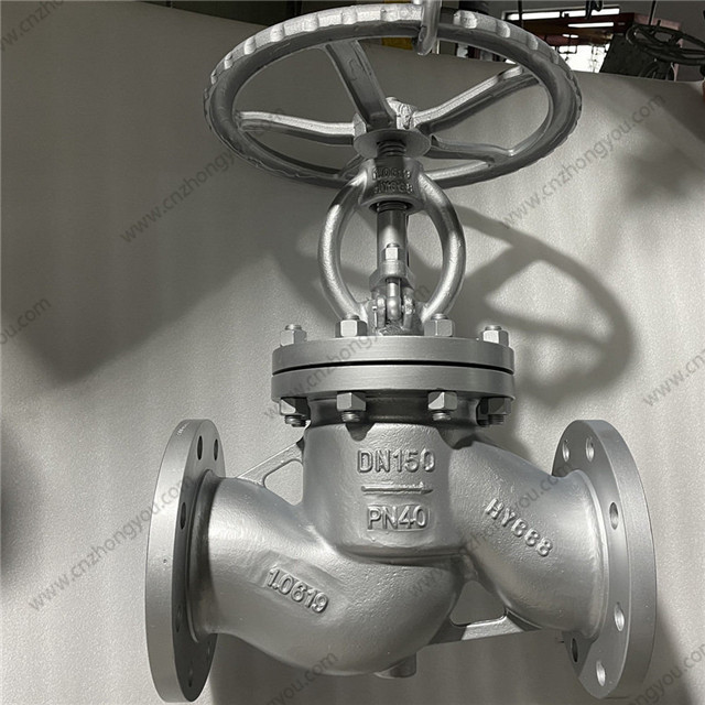 DIN F1 Globe Valve, DN150 PN40, 1.0619 Body, 13Cr Trim, RF Ends, Handwheel