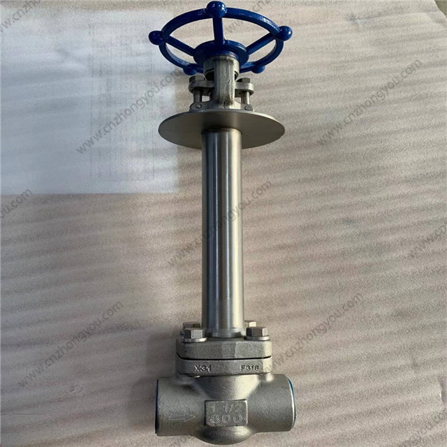 Extension Stem Globe Valve, 1.5'' 800LB, ASTM A182 F316 Body, F316 Trim, NPT