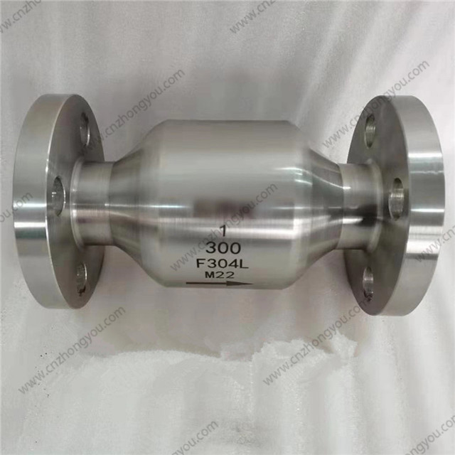 Vertical Lift Check Valve, 1'' 300LB, F304L Body, F304L Trim, RF Ends