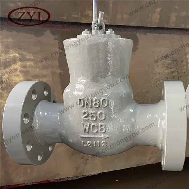 Bonnetless Swing Check Valve, DN80 PN250, ASTM A216 WCB Body, 13Cr Trim, RTJ Ends