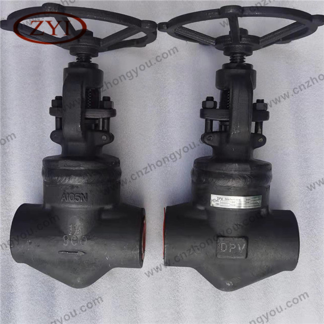 DPV Welded Bonnet WB Globe Valve, 1.5'' 900LB, ASTM A105N Body, F6a Trim, SW Ends