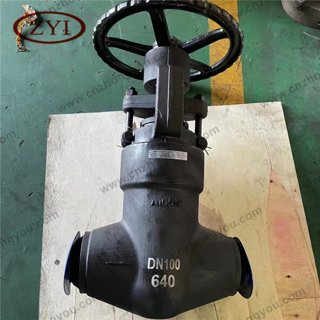 High Pressure PN640 Forged Globe Valve, DN100 PN640, A105N Body, F6a Trim, BW Ends