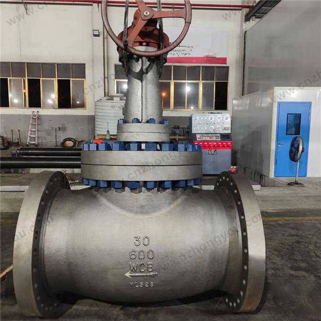 DN750 Globe Valve, 30'' 600LB, ASTM A216 WCB Body, #8 Trim, Flanged Ends