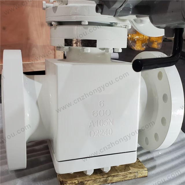 Forged Steel Plug Valve, 6'' 600LB, ASTM A105N Body, ASTM A105N Trim, Flange Ends
