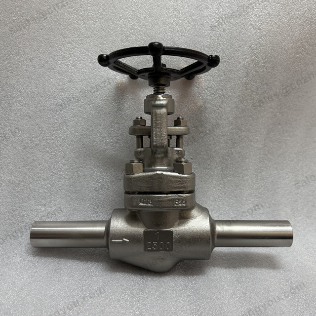 EXTENSION PIPE GLOBE VALVE, 1'' 2500LB, ASTM A182 F55 Body, ASTM A182 F55 Trim, BW Ends