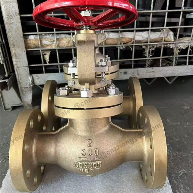 C95800 Globe Valve, 2'' 300LB, ASTM B148 C95800 Body, C95800 Trim, RF Ends