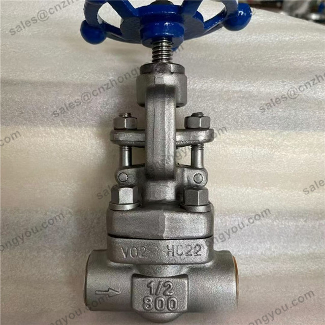 HC22 Globe Valve, 0.5'' 800LB, HC22 Body, HC22 Trim, SW Ends