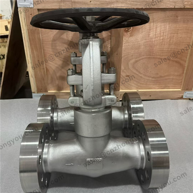 PSB High Pressure Globe Valve, 2'' 2500LB, F51 Body, F51 Trim, RTJ Ends