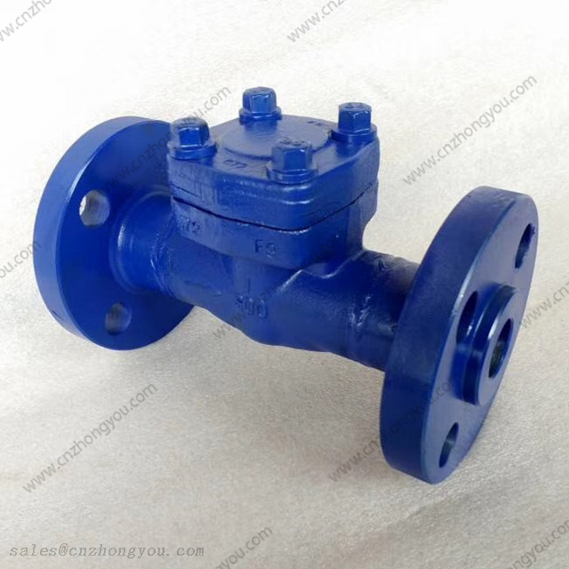 Forged Check Valve, 1'' Class 600#, ASTM A182 F9 Body, ASTM A182 F9 Trim, LMF Ends