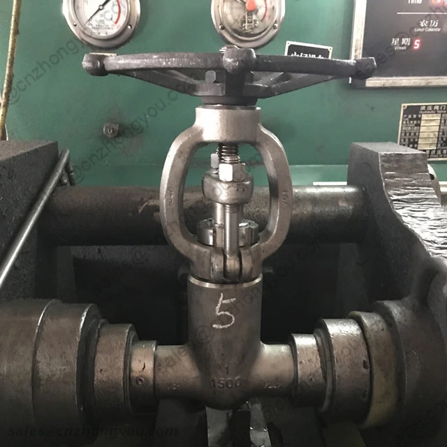 Gate Valve, 1'' 1500LB, ASTM A182 F347 Body, ASTM A182 F347 Trim, BW Ends