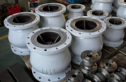 Axial flow check valves are ready for shipment