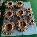 Duplex Steel Lug Check Valve, 6'' 600LB, ASTM A995 4A Body, ASTM A995 4A Trim, RF