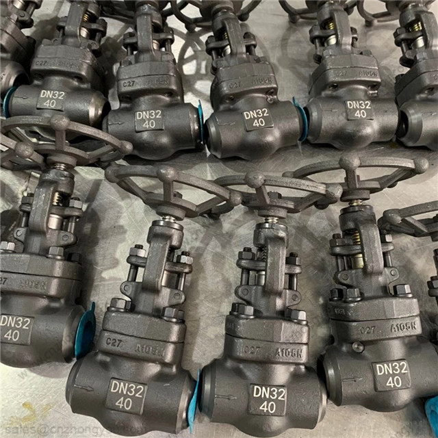 Bolted Globe Valve, DN32 PN40, ASTM A105 Body, ASTM A182 F6a Trim, BW Ends