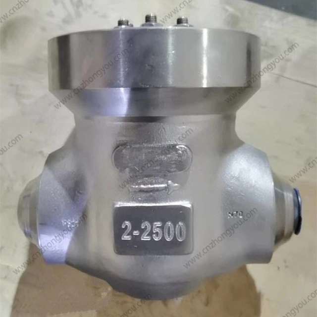 Forged Check Valve, 2'' 2500LB, ASTM A182 F321 Body, ASTM A182 F321 Trim, BW