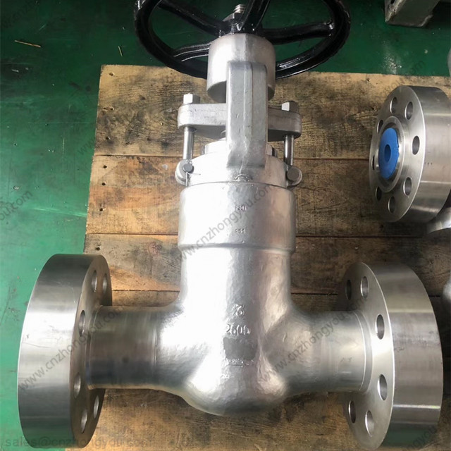 Forged Stainless Steel Globe Valve, 3'' 2500LB, ASTM A182 F301 Body, F301 Trim, RTJ