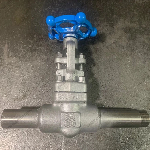 Gate Valve, 0.75'' 800LB, ASTM A182 F304 Body, F304 Trim, BW&Threaded Ends