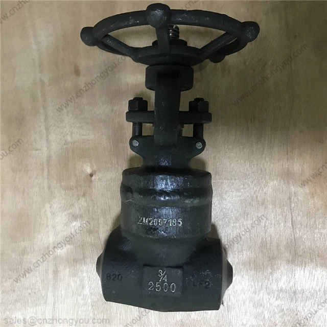 WB Gate Valve, 0.75'' 2500LB, ASTM A350 LF2, ASTM A182 SS321 Trim, BW