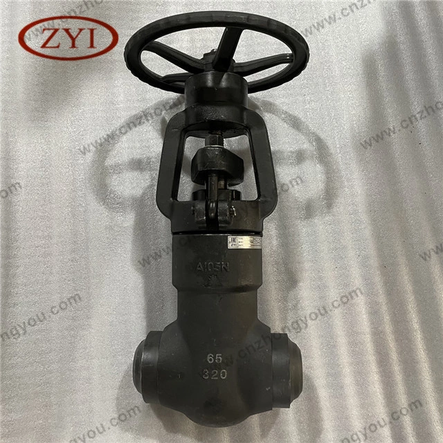 DN65 Forged Gate Valve, DN65 PN320, ASTM A105N Body, SS Trim, BW Ends
